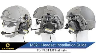 Earmor M32H FAST Helmet Headset Installation Guide