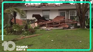 Significant damage seen in Panama City, Fla. after severe storm moves through Panhandle