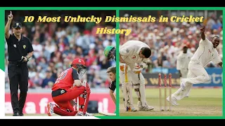 10 Most Unlucky Dismissals in Cricket History