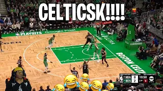 LAKERS FAN Reacts to Boston Celtics vs Miami Heat Game 2 Full Highlights | 2024 ECR1