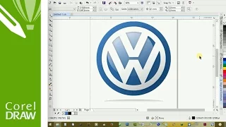 How to Make VW Logo in CorelDRAW