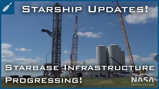 SpaceX Starship Updates! Starbase Infrastructure Progressing! TheSpaceXShow