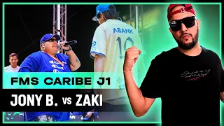 🤣 QUÉ POCA VERGÜENZA | JONY BELTRÁN VS ZAKI EN FMS CARIBE J1 2023