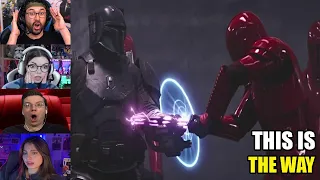 FANS REACT to Paz Vizsla Death Scene - The Praetorian Guards Kill Paz Vizsla - The Mandalorian 3x7