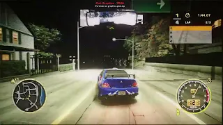 Nfsmw Remastered 2022 - Knock Out Race Supra vs Lancer Evo - Night race 3Am