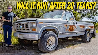 FORGOTTEN 1986 Ford F250. Will it Run and Drive After 20 Years?