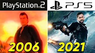 Evolution of JUST CAUSE PlayStation Games (2006-2021)