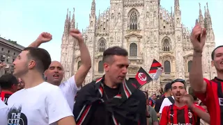 Milan campione d'Italia, festa in Duomo per il diciannovesimo scudetto