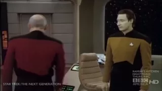 Data orders Picard to bed