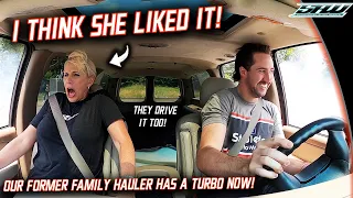My Mom and Sister React to 600HP Turbo Yukon XL: The SAME One We Rode Around In 15 Years Ago!