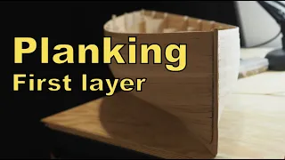 First layer of PLANKING - Ship modeling FIFIE - Part 4