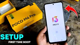 Setup Poco M4 Pro MIUI 13 Screen | First Boot