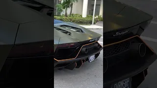 Lamborghini Aventador Ultimae - LOUD BULL Leaving Car Show