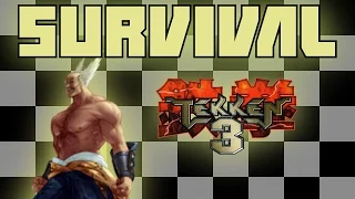 Let's Play Tekken 3 Survival Mode with Heihachi Mishima