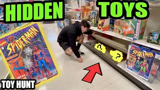 HIDDEN MARVEL LEGENDS FOUND UNDER the Target SHELF! Toy Hunting ACTION FIGURES