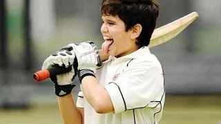 Arjun tendulkar batting practice during IPL season
