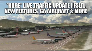 *HUGE * Free Live Traffic Update for MSFS | GA Traffic, New Features, Liveries & More