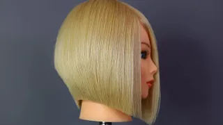 Graduated Bob haircut tutorial