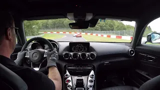 Mercedes AMG GTS chasing Team Shirmer M3 & Manthey Racing GT3 RS 10.08.2019 Nürburgring Nordschleife