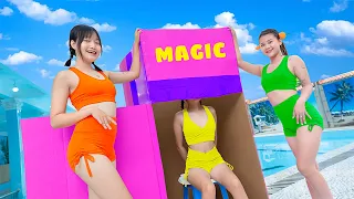 FUN WC MAGIC GIRL LONG LEGS PRANK BATTLE NERF Dr CCGirl Nerf Guns POPULAR AMAZING GAMESHOW PRANK VTL