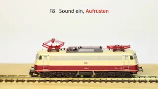 Hobbytrain E-Lok BR 112 DB und E-Lok BR 110.3 DB Ep.IV mit Sound - Spur N / 1:160