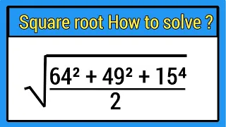 Oxford | A Nice Radical math Simplification | Square root question