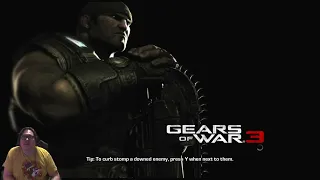 Gears of War 3 xbox 360 Multiplayer, playing with chat.
