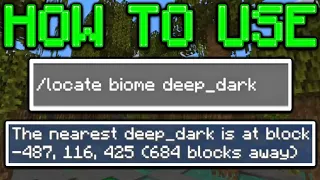 How To Use Locate Biome Command In MCPE! - Minecraft Bedrock Edition