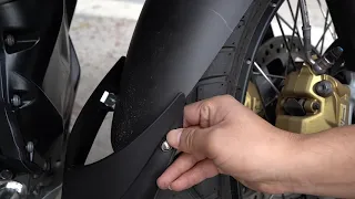 How to Install a Front Fender Extender for Your BMW R1200GS 2013-2018