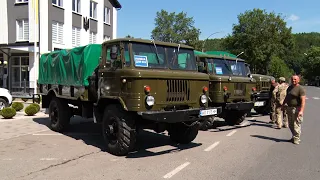 Авто для ЗСУ: підприємці Полянської ОТГ вкотре передали бійцям військові машини