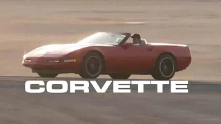 Corvette C4 in the Sahara Desert