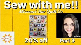 Sew with me! Chickens by Cluck Cluck Sew & 20% off MSQC - Part 3