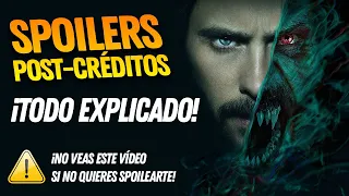 ❌SPOILERS❌ Escenas POST-CRÉDITOS de MORBIUS EXPLICADAS. ¡Se vienen cositas!