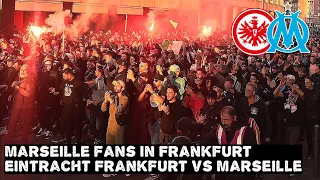 MARSEILLE FANS IN FRANKFURT | Eintracht Frankfurt vs Olympique Marseille 2-1 | 26-10-2022