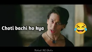 Tiger Shroff "Choti Bachi Ho Kya" 😂 Original Dialogue|| Tiger Shroff - Heropanti || MG