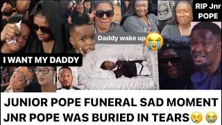 JUNIOR POPE BURIED IN THE PRESENCE OF HIS SONS😢FULL FUNERAL ZUBBY MICHAEL DESTINY ETIKO RUBY InTEARS