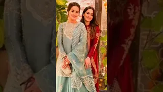 Pakistani twins actresses #aimankhan #jannatmirza