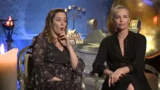 The Huntsman Winter's War Interview - Charlize Theron & Emily Blunt