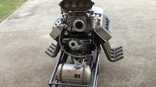 Blown & Injected vintage 392 HEMI - Start Up