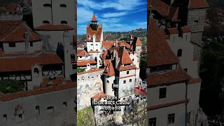 Bran Castle ( Dracula's Castle ) in Romania #BranCastle #Dracula #VisitRomania  #DroneVideo