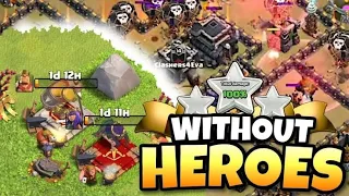 TH9 NO HERO STRATEGY! 3 Star With Low Level Heros - Best Town Hall 9 Attack Strategy (Clash of Clan)