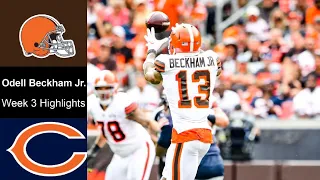 Odell Beckham Jr Highlights vs Bears | NFL Week 3