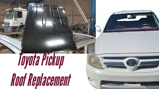 Toyota Hilux Pick-up Roof Replacement | Toyota Body shop Repairs
