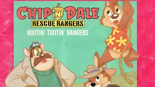 Disney Chip ‘n Dale Rescue Rangers - Rootin’ Tootin’ Rangers Read-Along storybook & cassette tape