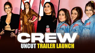 Crew Trailer Launch Event | Kareena Kapoor Khan, Kriti Sanon, Tabu | Diljit Dosanjh, Kapil Sharma