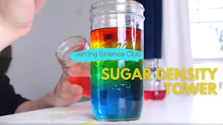 Sugar Rainbow Density Tower Experiment