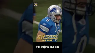 Stafford pops his shoulder out & STILL throws game-winning TD! #shorts