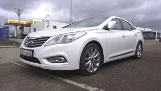 2012 Hyundai Grandeur 3.0 (250hp). Обзор (интерьер, экстерьер, двигатель).