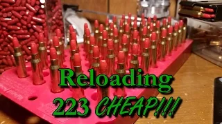 How I'm Reloading 223 for $.10 Per Round | CountryBoyPrepper