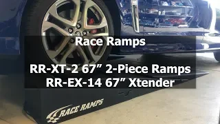 Race Ramps - RR-XT-2 67" Ramps / RR-EX-14 67" Xtender Car Service Ramps